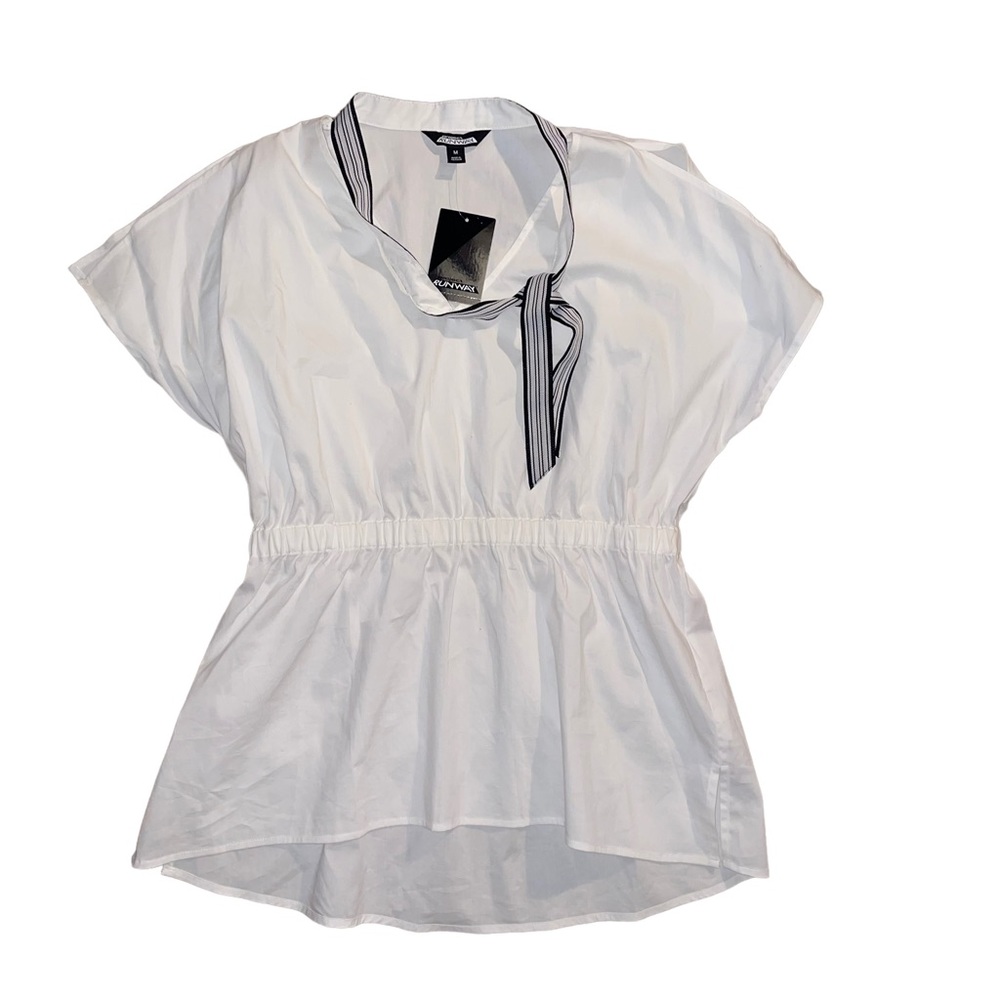 Project Runway White Blouse Size Medium New